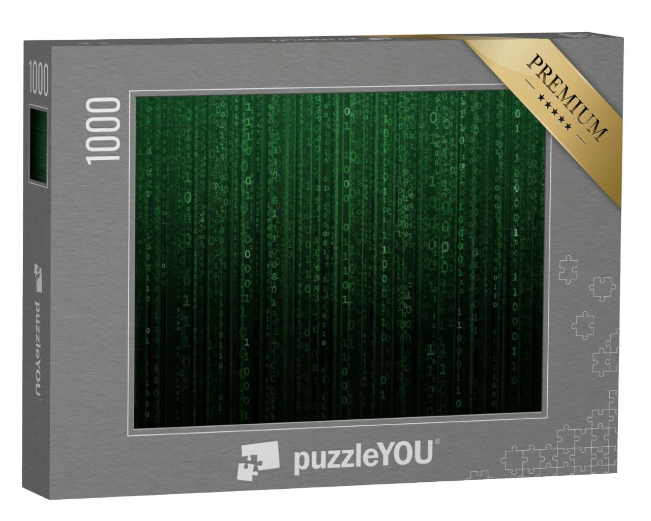 Puzzle 1000 Teile „Binärer Code in der virtuellen Realität“