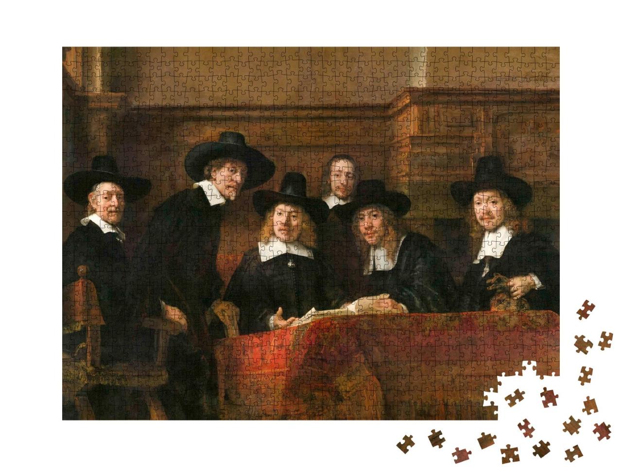 Puzzle 1000 Teile „Rembrandt - "The Syndics"“