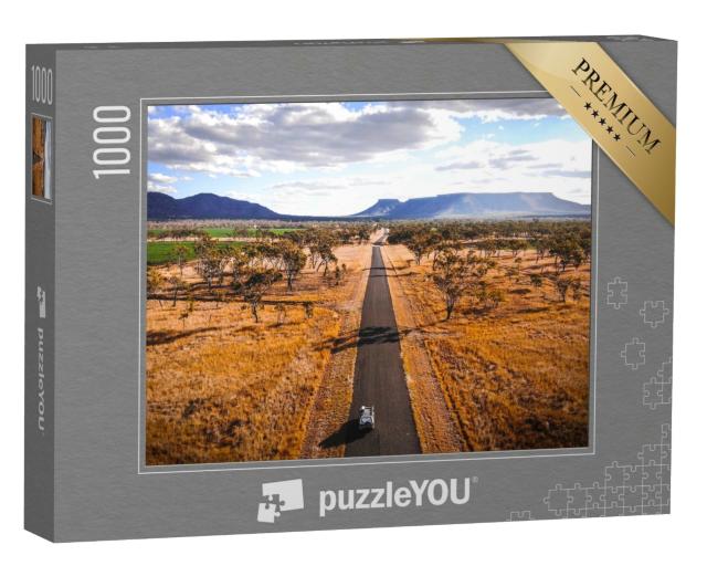 Puzzle 1000 Teile „Roadtrip zum Ayers Rock, Australien“