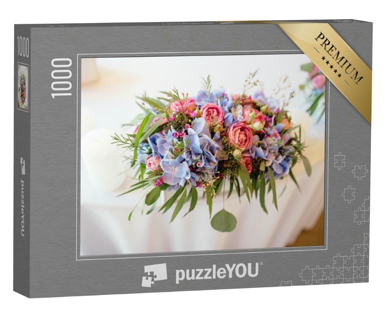 Puzzle 1000 Teile „Ein bunter Blumenstrauß“