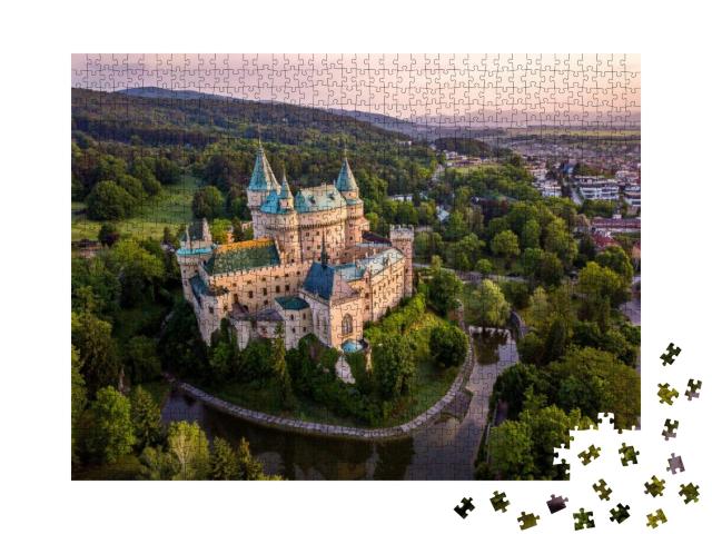 Puzzle 1000 Teile „Beeindruckendes Schloss Bojnice in der Slowakei“
