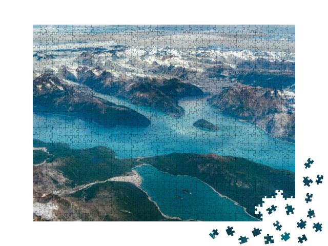 Puzzle 1000 Teile „Fjorde in Alaska“