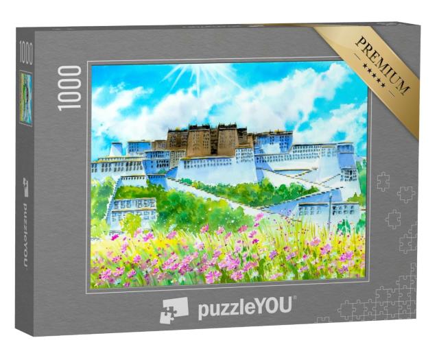 Puzzle 1000 Teile „Potala-Palast, Tibet, China“