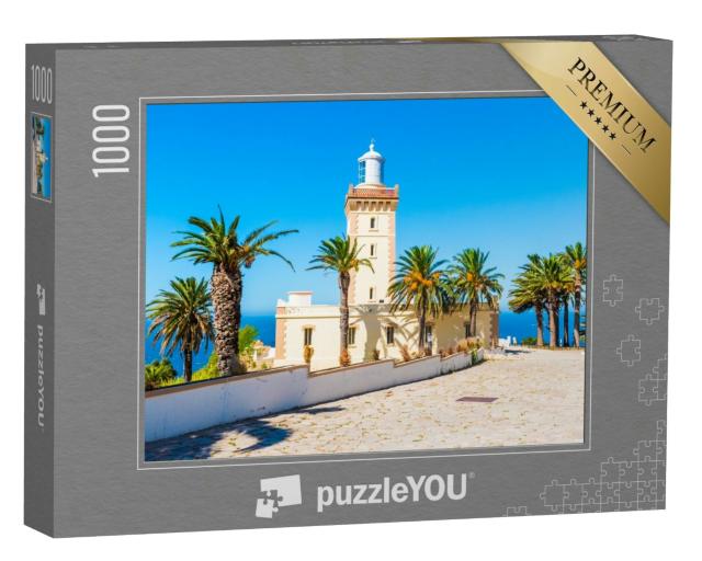 Puzzle 1000 Teile „Leuchtturm von Cap Spartel, Marokko“