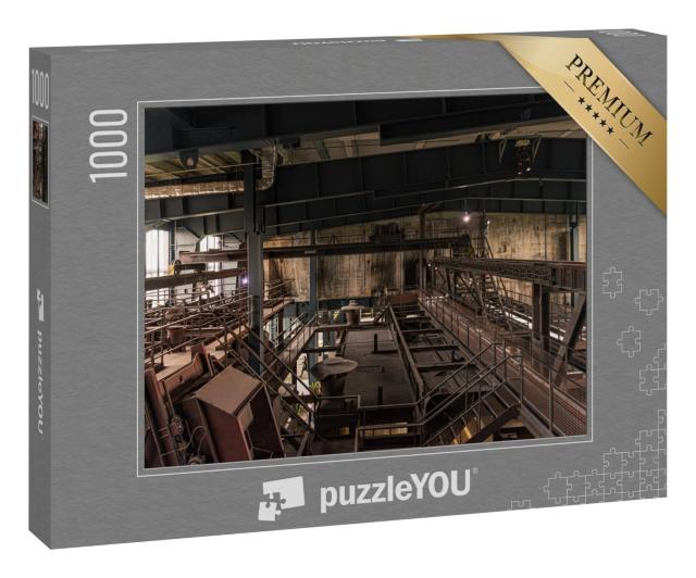 Puzzle 1000 Teile „Ruhrmuseum Zeche Zollverein: rostige Industriedenkmäler“