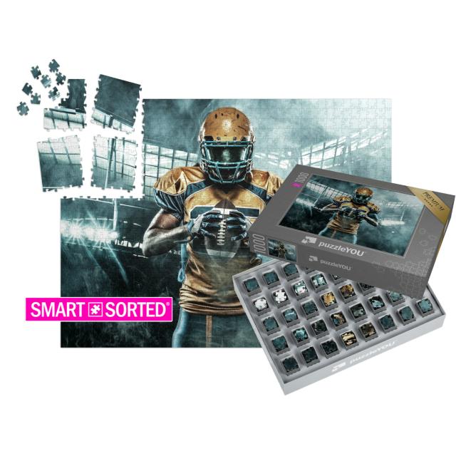 SMART SORTED® | Puzzle 1000 Teile „American-Football-Spieler“