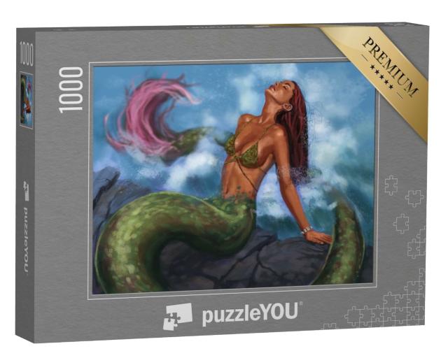 Puzzle 1000 Teile „Die wunderschöne Meerjungfrau“