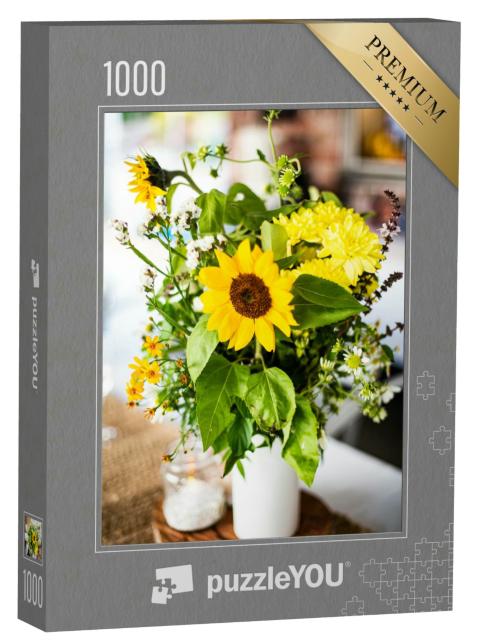 Puzzle 1000 Teile „Gelbe Sonnenblumen “