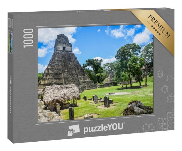 Puzzle 1000 Teile „Die Ruinen der antiken Stadt Tikal, Guatemala“