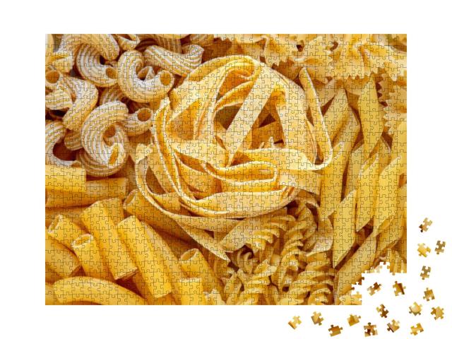 Puzzle 1000 Teile „Frische Pasta aus Italien“