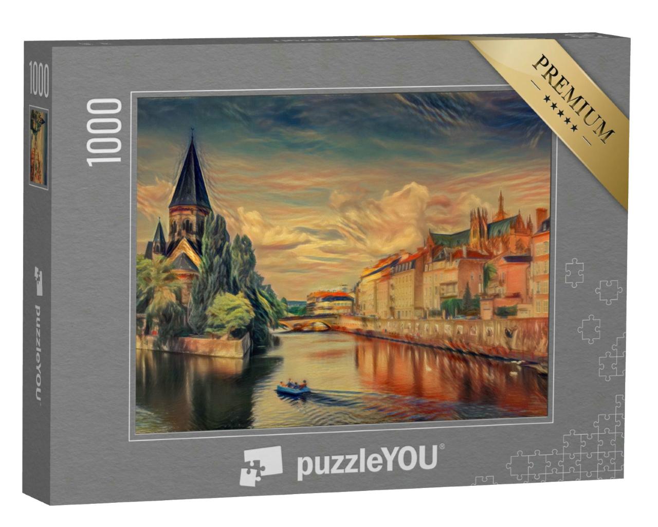 Puzzle 1000 Teile „im Stil von Edvard Munch, Der Schrei - Metz, Lothringen - Puzzle-Kollektion Künstler & Gemälde“