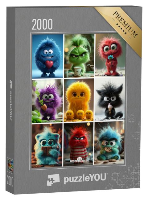 Puzzle 2000 Teile „LITTLEMONSTERTIME: Collage“