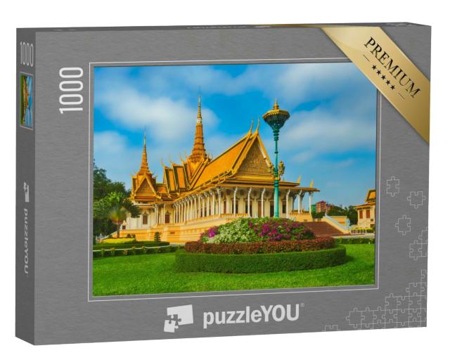 Puzzle 1000 Teile „Thronsaal des Königspalastes in Phnom Penh, Kambodscha“