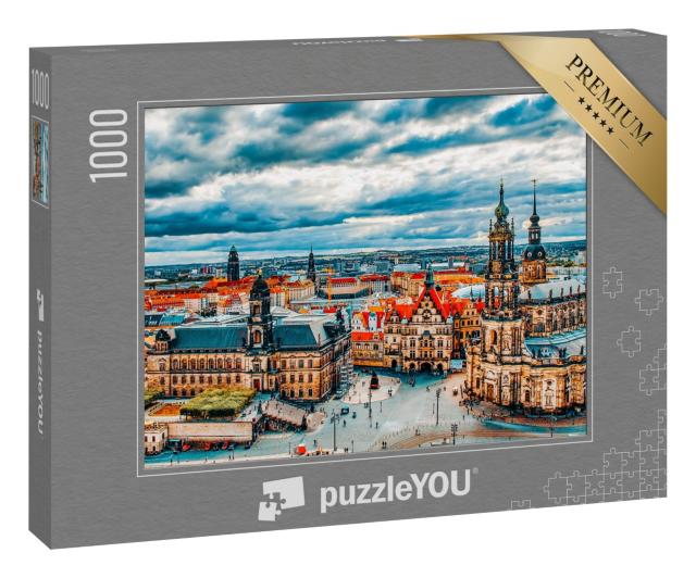 Puzzle 1000 Teile „Historisches Zentrum der Dresdner Altstadt“