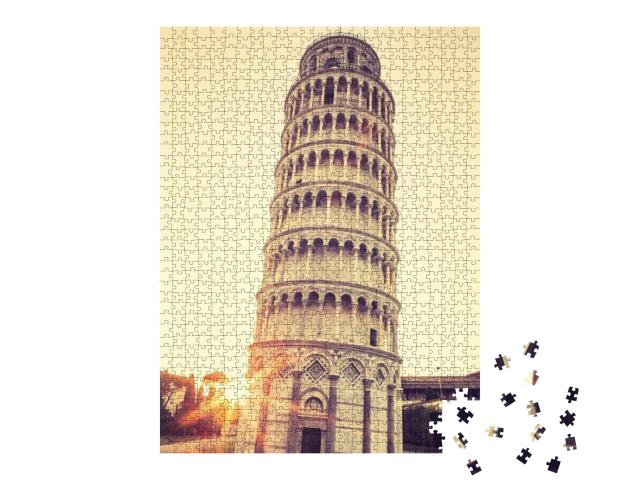 Puzzle 1000 Teile „Der Schiefe Turm von Pisa“