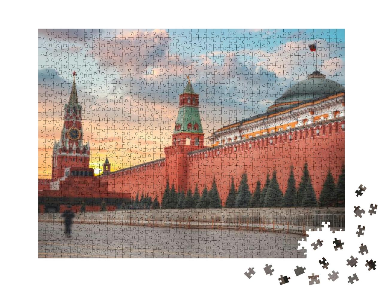 Puzzle 1000 Teile „Kreml, offizielle Residenz des Präsidenten der Russischen Föderation“