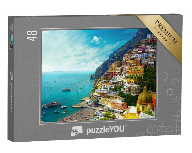 Puzzle 48 Teile „Positano, Amalfi, Italien“