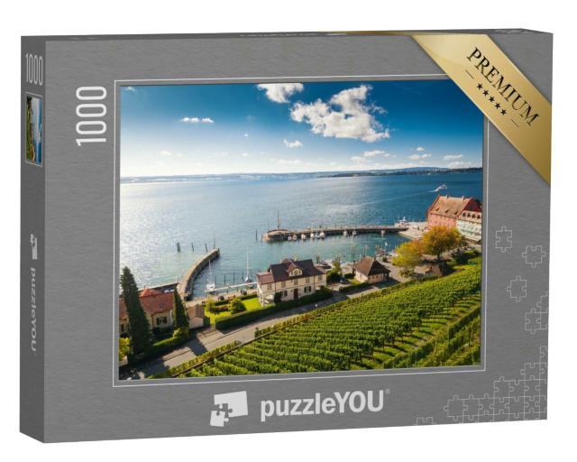 Puzzle 1000 Teile „Malerischer Steg im Bodensee, Deutschland“