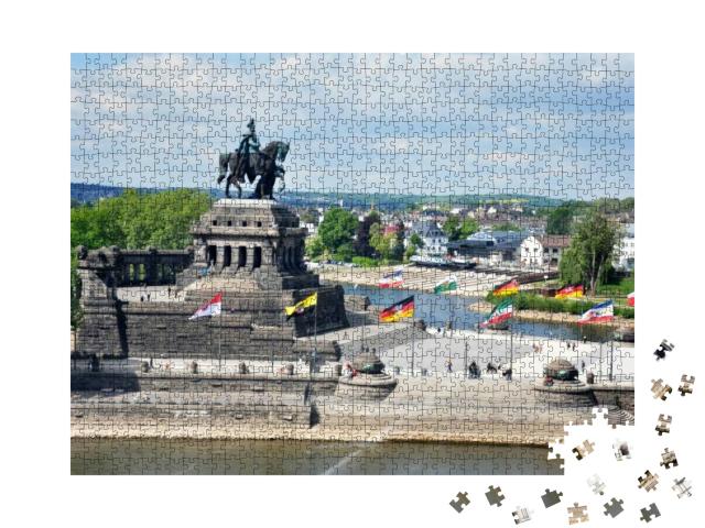 Puzzle 1000 Teile „Koblenz: Stadt, Deutschland, Rheinland-Pfalz“