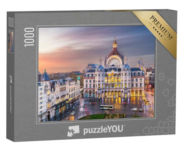 Puzzle 1000 Teile „Hauptbahnhof Antwerpen, Belgien“