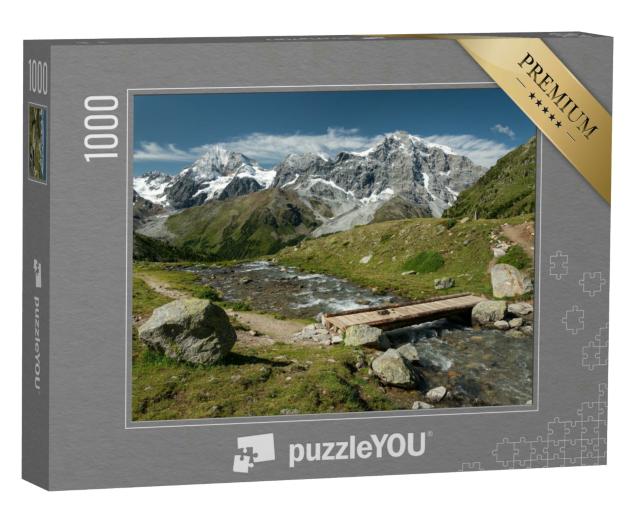 Puzzle 1000 Teile „Die Ortler-Alpen bei Sulden (Südtirol, Italien)“