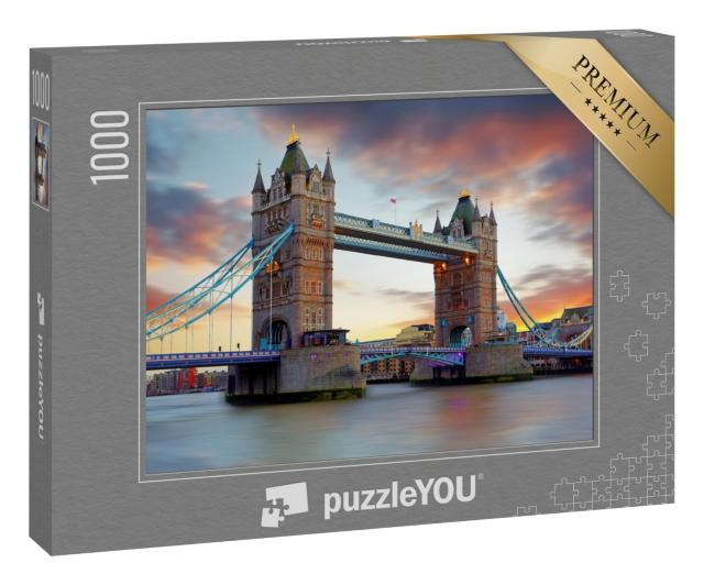 Puzzle 1000 Teile „Tower Bridge in London, Großbritannien“