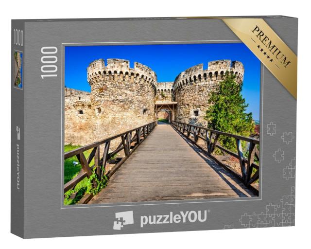 Puzzle 1000 Teile „Eingang der Festung Kalemegdan in Belgrad, Serbien“