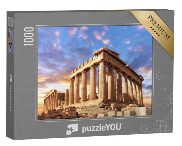 Puzzle 1000 Teile „Atemberaubender Parthenon-Tempel, Athen, Griechenland“