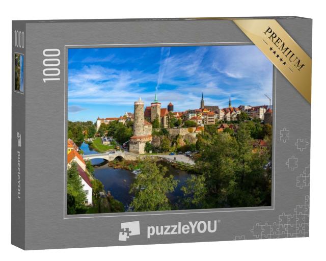 Puzzle 1000 Teile „Das historische Zentrum von Bautzen, Deutschland“