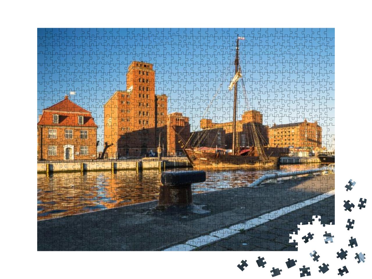 Puzzle 1000 Teile „Alter Hafen von Wismar“