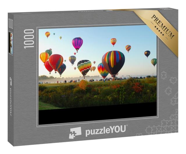 Puzzle 1000 Teile „Adirondack Balloon Festival, Queensbury, New York“