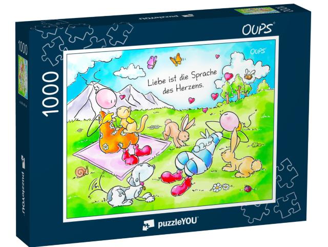 Puzzle 1000 Teile „Oups – Wiese“