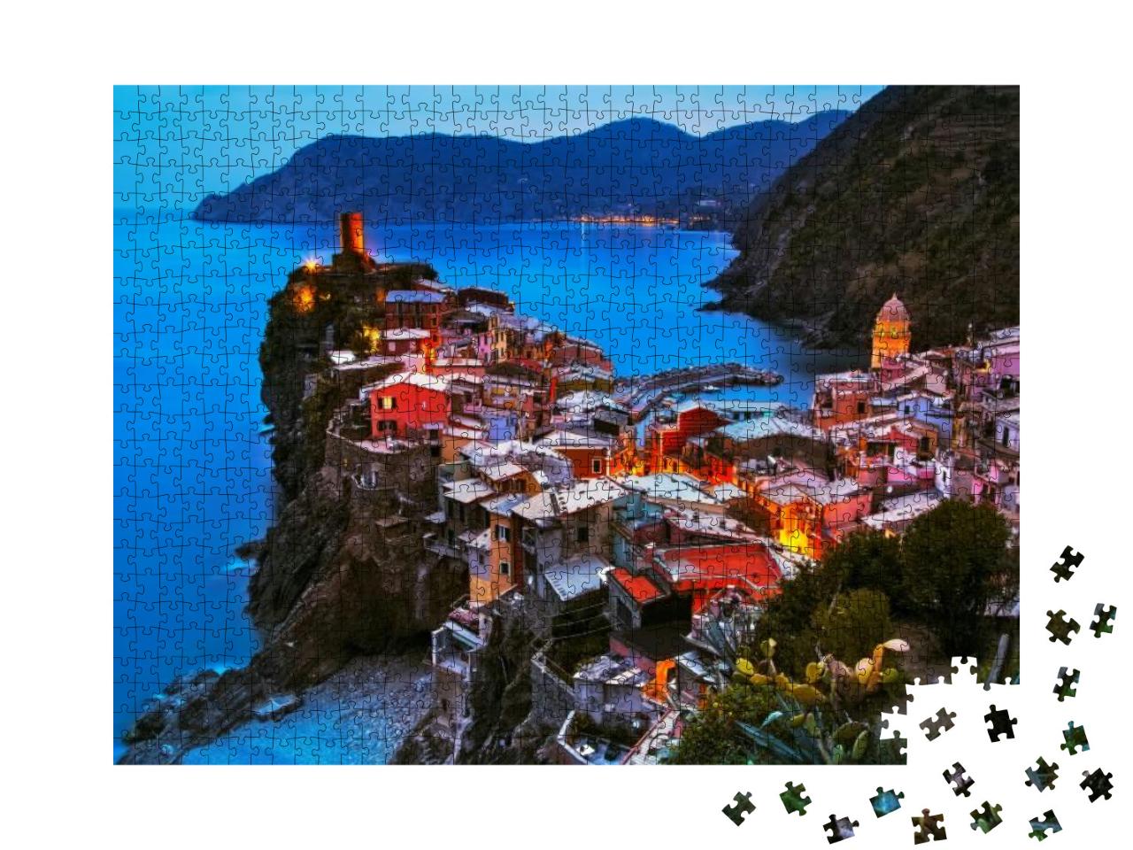 Puzzle 1000 Teile „Vernazza Dorf, Cinque Terre National Park, Italien“
