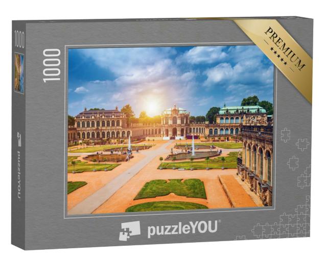 Puzzle 1000 Teile „Dresdner Zwinger, Kunsthalle von Dresden, Sachsen, Deutschland“