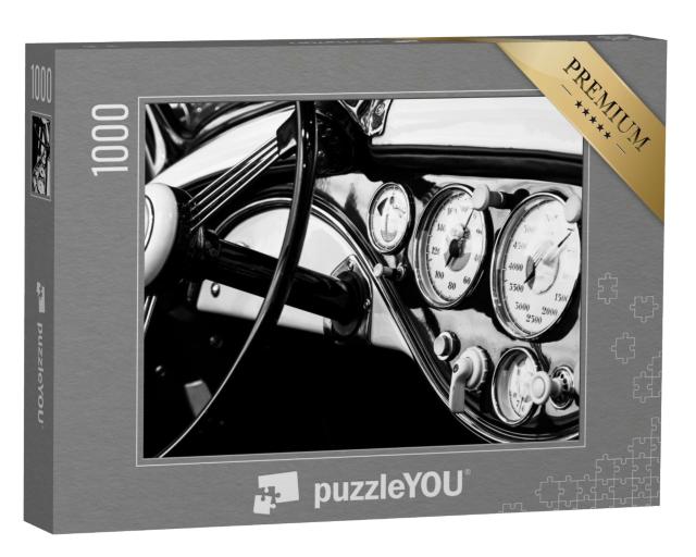 Puzzle 1000 Teile „Das Armaturenbrett eines Oldtimers “