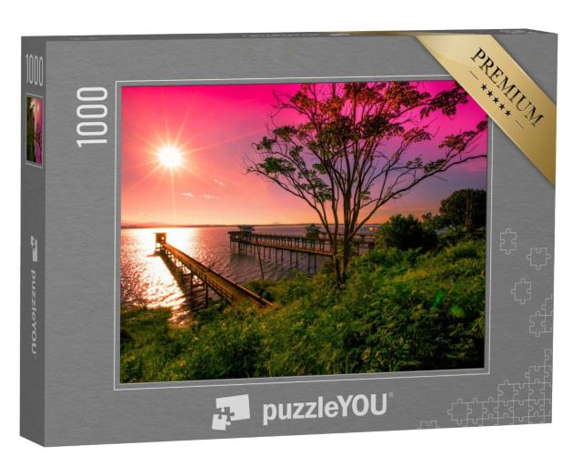 Puzzle 1000 Teile „Die Morgensonne über dem Meer“