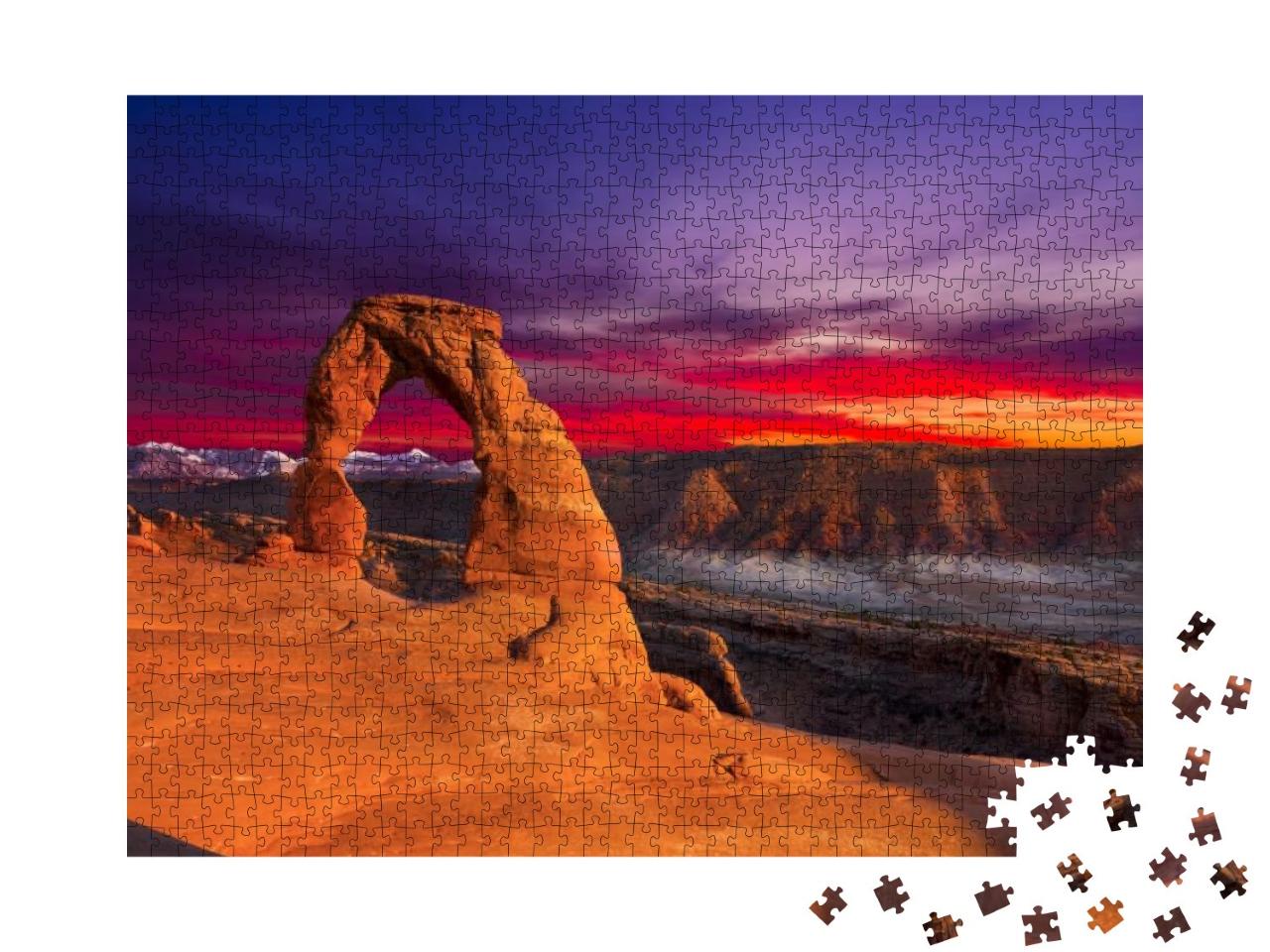 Puzzle 1000 Teile „Der Arches National Park, Utah“