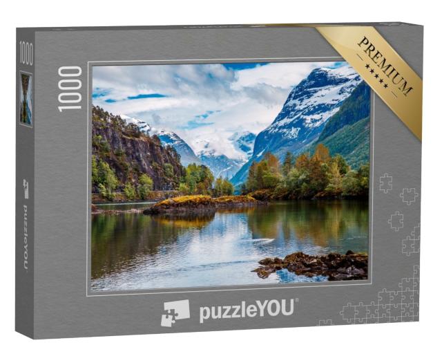 Puzzle 1000 Teile „Wilde Natur in Norwegen“