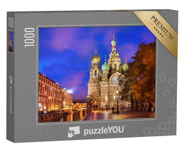 Puzzle 1000 Teile „Kirche der Auferstehung Christi, St. Petersburg, Russland“