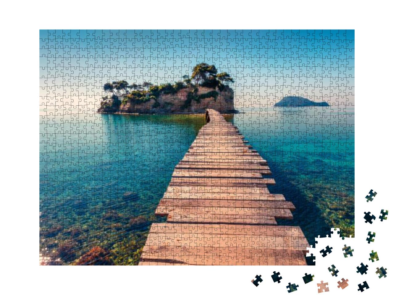 Puzzle 1000 Teile „Insel Cameo, Zakinthos, Griechenland“