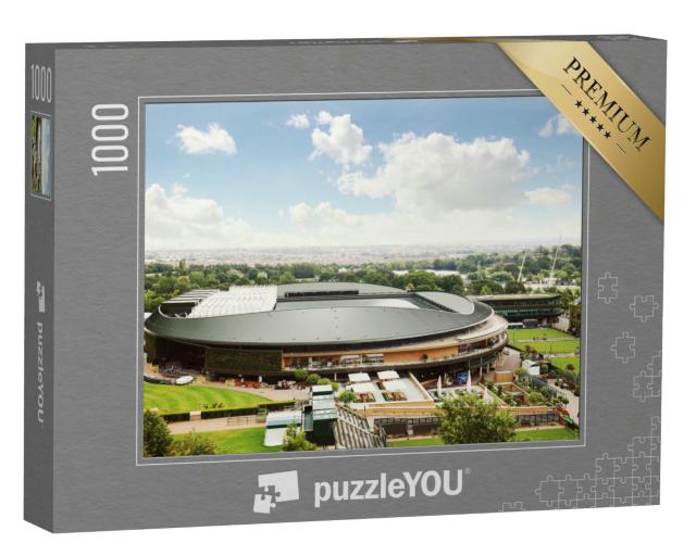 Puzzle 1000 Teile „Wimbledon-Stadion, im Hintergrund London“