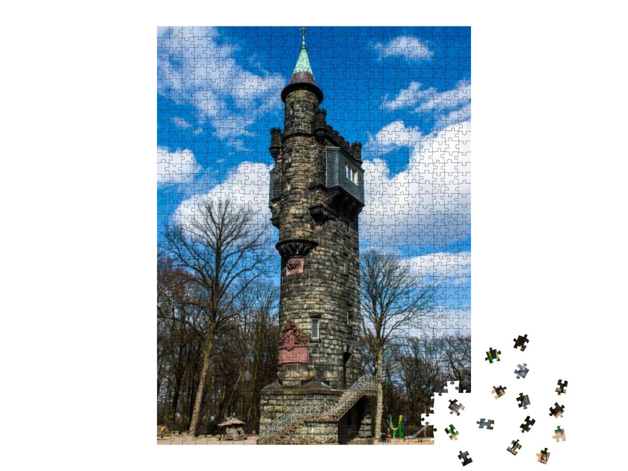Puzzle 1000 Teile „Weyerbuschturm in Wuppertal, Deutschland“