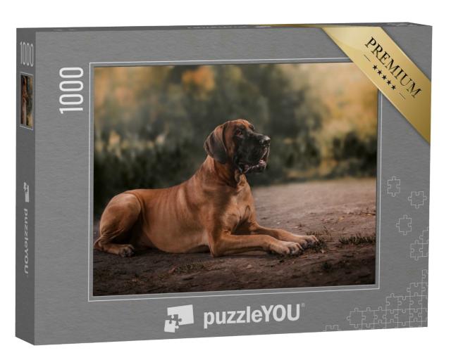 Puzzle 1000 Teile „Die Deutsche Dogge“