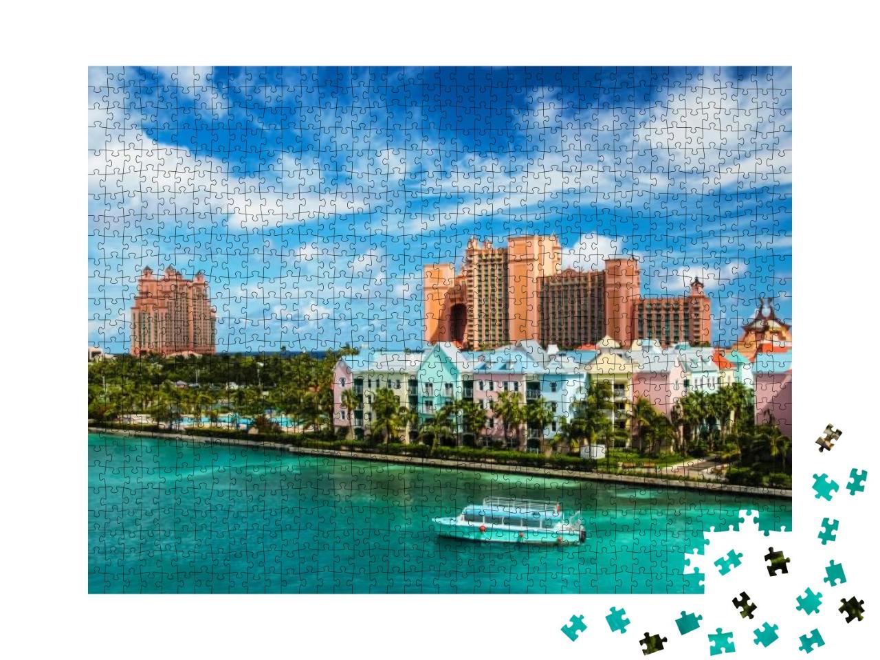Puzzle 1000 Teile „Nassau im Sommer, Bahamas, Karibik“