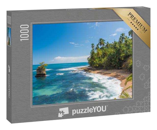 Puzzle 1000 Teile „Karibischer Strand von Manzanillo bei Puerto Viejo, Costa Rica“