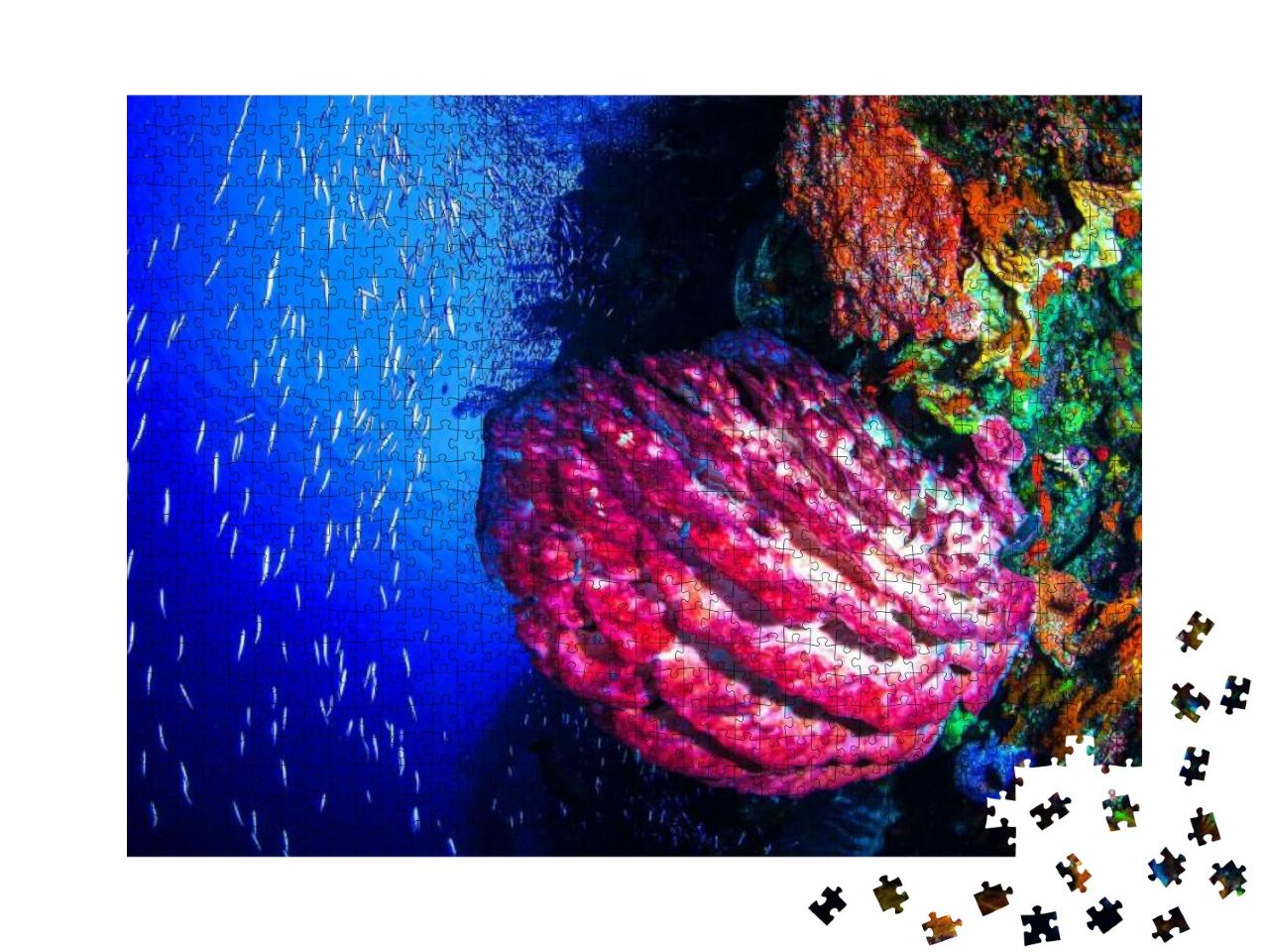 Puzzle 1000 Teile „Buntes Leben in der Unterwasserwelt“