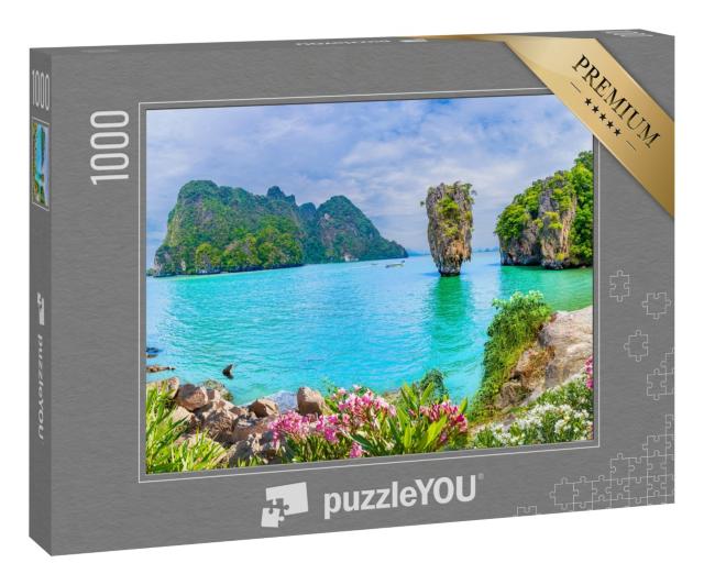 Puzzle 1000 Teile „James-Bond-Insel in der Bucht von Phang Nga, Thailand“