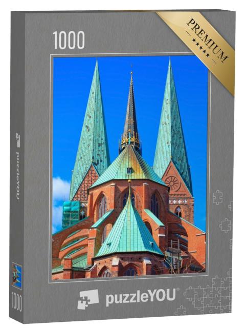 Puzzle 1000 Teile „St. Marienkirche, Lübeck, Deutschland“