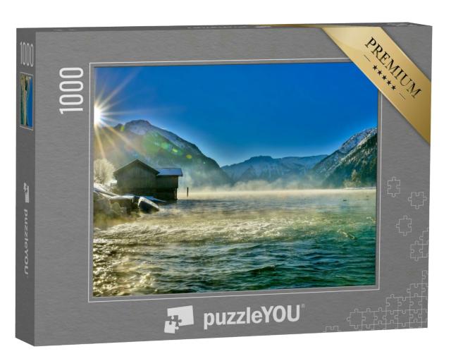 Puzzle 1000 Teile „Sonnenaufgang am Achensee in Österreich“