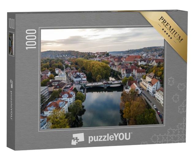 Puzzle 1000 Teile „Tübingen am Neckar von oben“